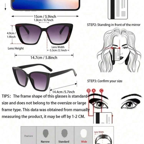 Stylish Women's Sunglasses Set - Black, White, Brown, Pink - Picture 4 of 4